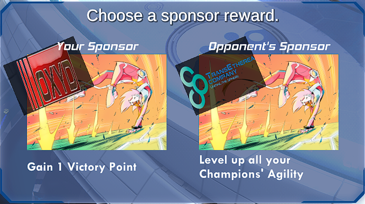 Choose your sponsor