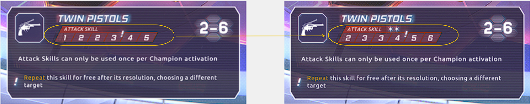 Twin Pistol e tooltip